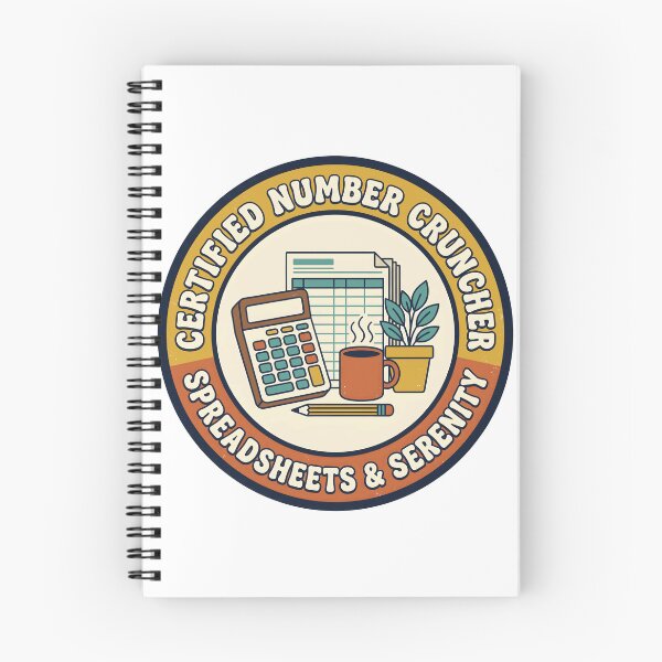 Item preview, Certified Number Cruncher Retro Accountant Office Humor Badge designed and sold by ahmadhamdi.