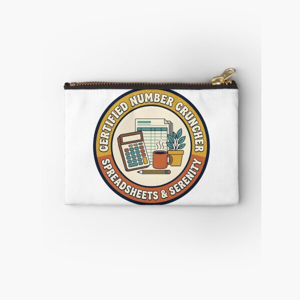 Item preview, Certified Number Cruncher Retro Accountant Office Humor Badge designed and sold by ahmadhamdi.