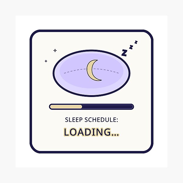 Item preview, Night Shift Nurse Soft Aesthetic Sticker Sleep Schedule Loading Gift designed and sold by Jacqueline Flynt.