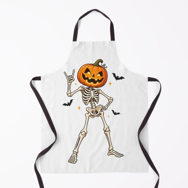 Item preview, Rock On Halloween Pumpkin Skeleton designed and sold by PRINTIONAL.