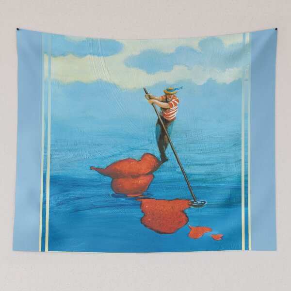 Item preview, gondolier of romantic kiss	 designed and sold by nuvolanevicata.