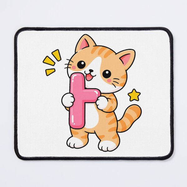 Item preview, Cute Orange Tabby Cat with Korean Hangul Vowel ㅏ Kawaii Kitty designed and sold by NoopnyangStudio.