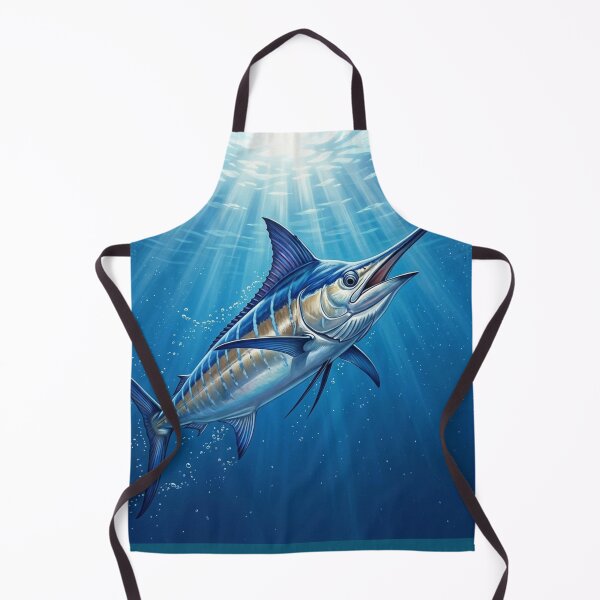 Item preview, Blue Marlin Illustration – Saltwater Legends Fishing Art designed and sold by Northbound Trail.