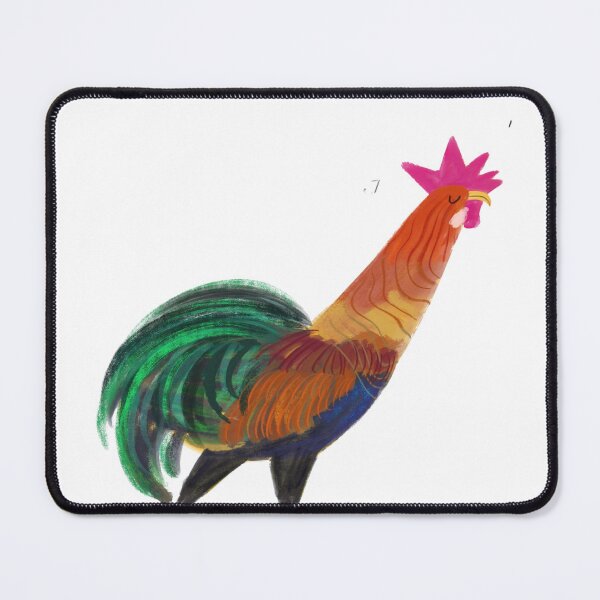 Item preview, Colorful Strutting Rooster Illustration designed and sold by Drsadle39l.