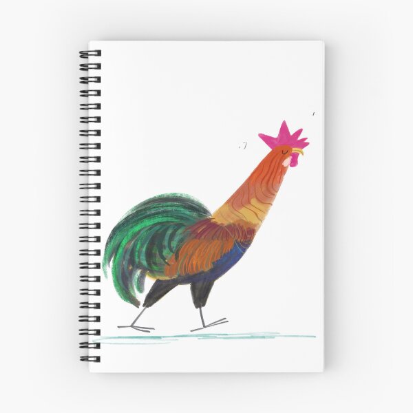 Item preview, Colorful Strutting Rooster Illustration designed and sold by Drsadle39l.