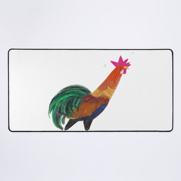Item preview, Colorful Strutting Rooster Illustration designed and sold by Drsadle39l.
