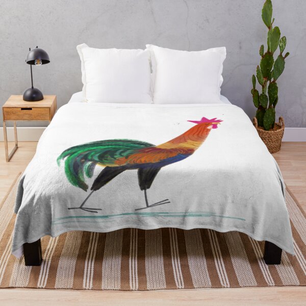 Item preview, Colorful Strutting Rooster Illustration designed and sold by Drsadle39l.