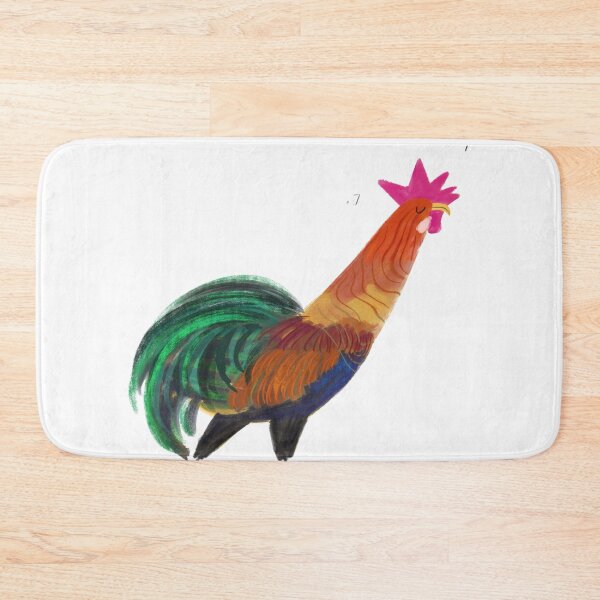 Item preview, Colorful Strutting Rooster Illustration designed and sold by Drsadle39l.