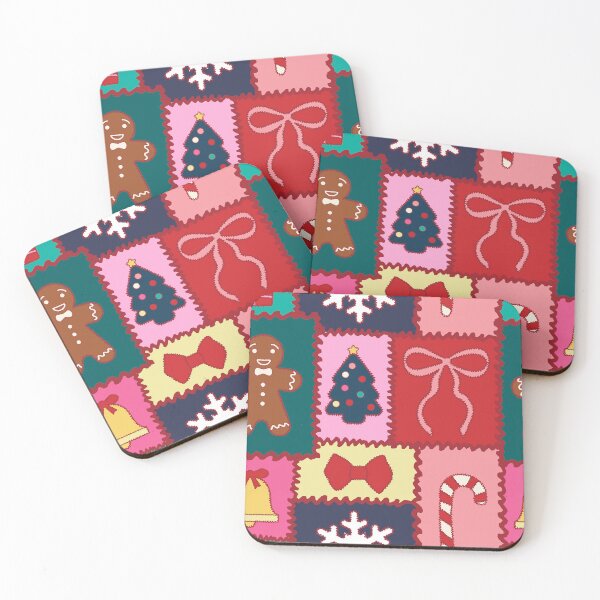 Item preview, Cute Christmas Patchwork Quilt designed and sold by YesterdayColl.