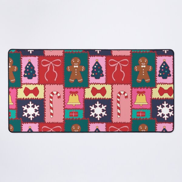 Item preview, Cute Christmas Patchwork Quilt designed and sold by YesterdayColl.