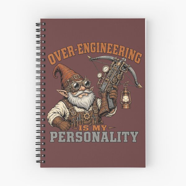 Item preview, Over Engineering Is My Personality Artificer Tabletop RPG designed and sold by Dice_Goblin_Studio.