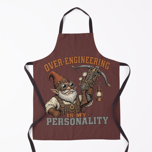 Item preview, Over Engineering Is My Personality Artificer Tabletop RPG designed and sold by Dice_Goblin_Studio.