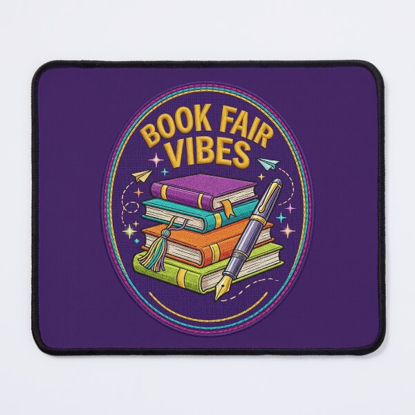Item preview, Book Fair Vibes – Bookworm Patch. designed and sold by Endless7Art.