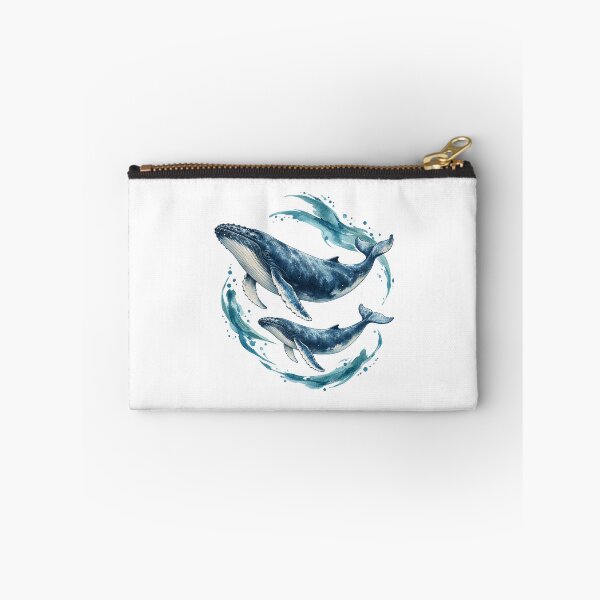Item preview, Humpback Whale Mother and Calf Watercolor designed and sold by KenworksDigital.