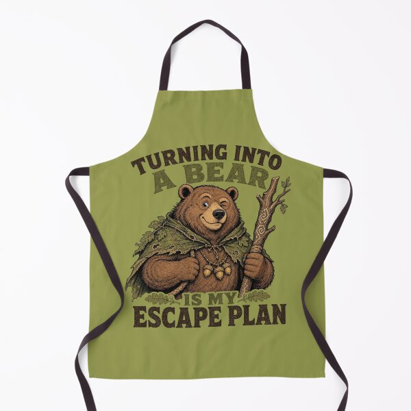 Item preview, Turning Into A Bear Is My Escape Plan Druid Tabletop RPG designed and sold by Dice_Goblin_Studio.