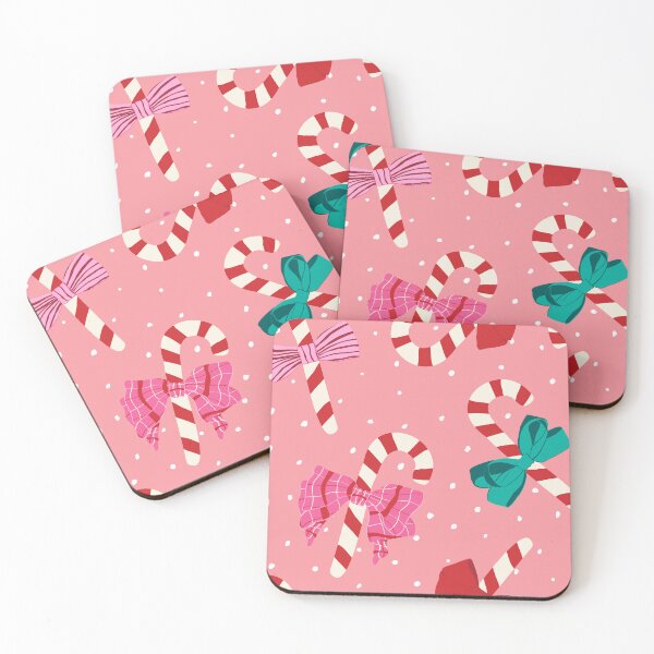 Item preview, Candy Cane Ribbons in Candy Pink designed and sold by YesterdayColl.