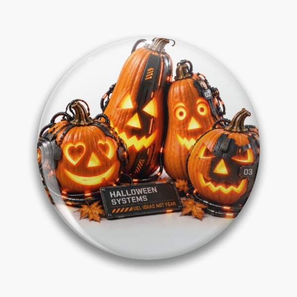 Item preview, Pumpkin Protocol – Cyber Halloween Crew designed and sold by DansCreations42.