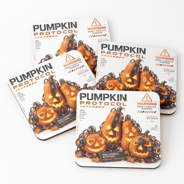 Item preview, Pumpkin Protocol – Cyber Halloween Crew designed and sold by DansCreations42.