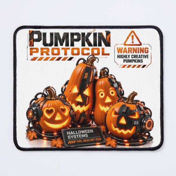 Item preview, Pumpkin Protocol – Cyber Halloween Crew designed and sold by DansCreations42.