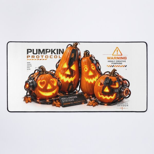 Item preview, Pumpkin Protocol – Cyber Halloween Crew designed and sold by DansCreations42.