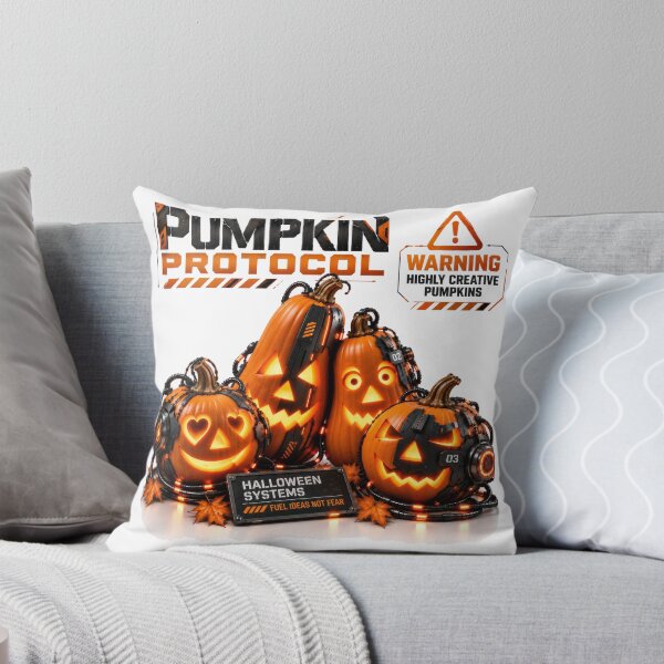 Item preview, Pumpkin Protocol – Cyber Halloween Crew designed and sold by DansCreations42.