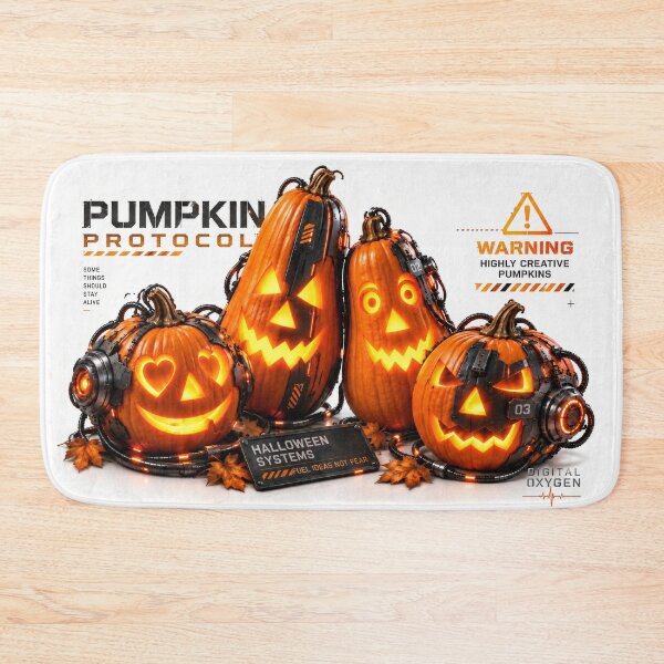 Item preview, Pumpkin Protocol – Cyber Halloween Crew designed and sold by DansCreations42.