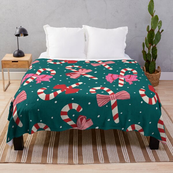 Item preview, Candy Cane Ribbons in Pine Green designed and sold by YesterdayColl.