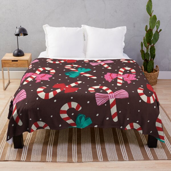 Item preview, Candy Cane Ribbons in Chocolate Brown designed and sold by YesterdayColl.