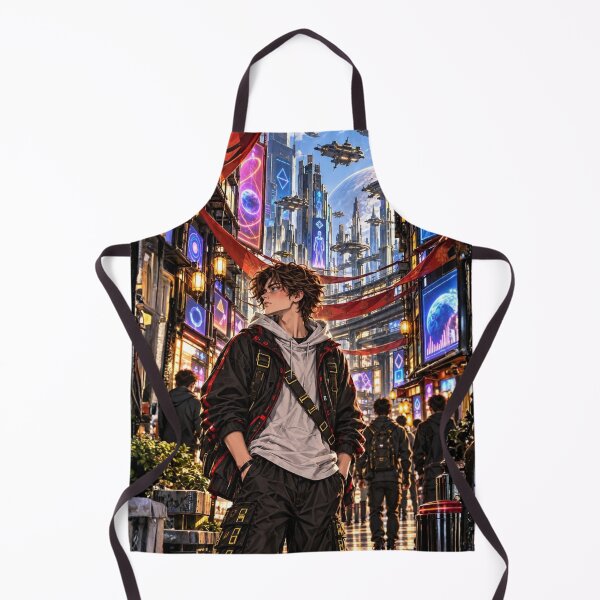 Item preview, Danix Cyberpunk Street Style Poster Design designed and sold by Kenzie & Co.