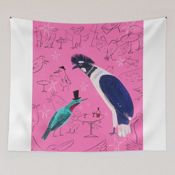 Item preview, Liberate Party Birds Pink designed and sold by Drsadle39l.