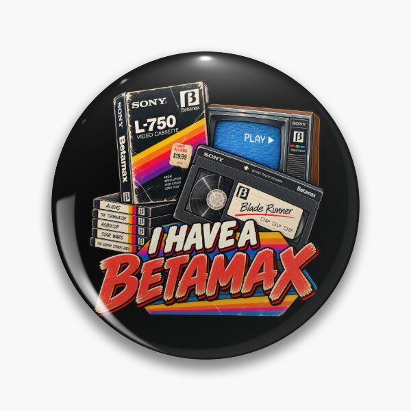 Item preview, I Have a Betamax – Retro VHS & Video Nostalgia designed and sold by DopeyRobot.