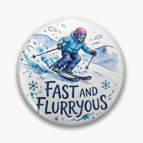 Item preview, Fast and Flurryous designed and sold by skihappyco.