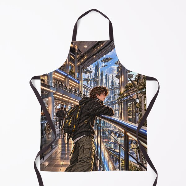 Item preview, Danix Cyberpunk Skywalk Poster Design designed and sold by Kenzie & Co.