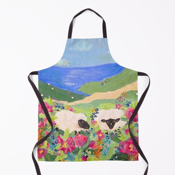 Item preview, Two Sheep Hidden in Flowers on an Irish Hillside designed and sold by Ingrid Poole.
