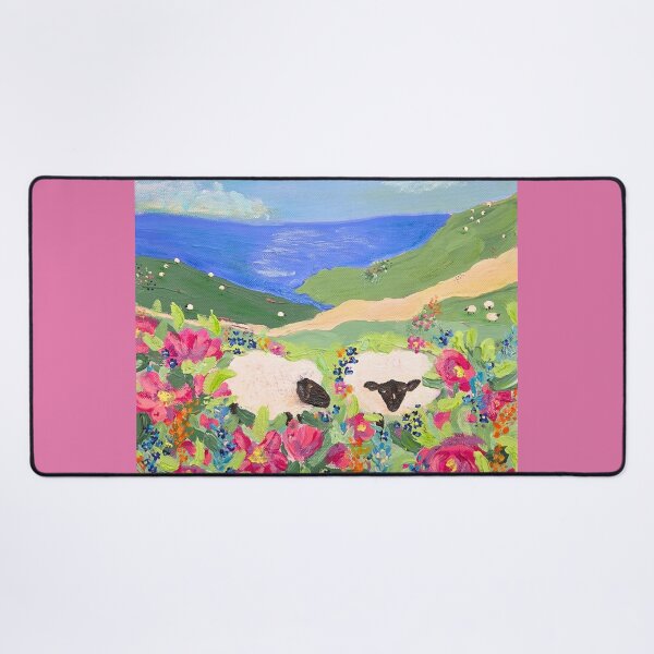 Item preview, Two Sheep Hidden in Flowers on an Irish Hillside designed and sold by Ingrid Poole.