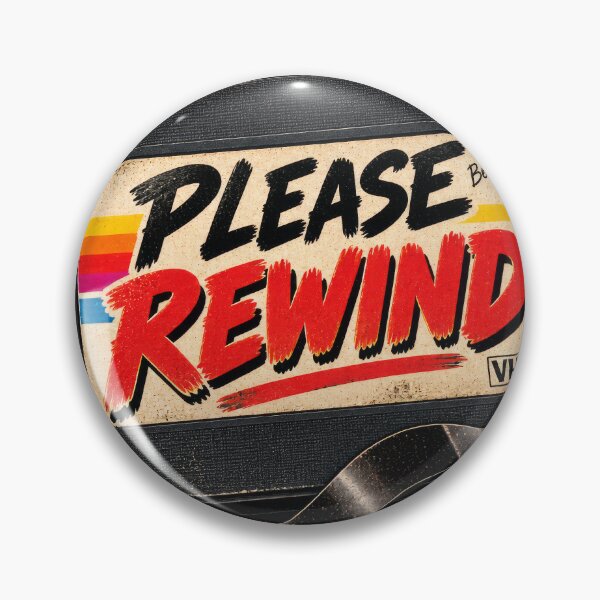 Item preview, Please Rewind – Vintage VHS Nostalgia designed and sold by DopeyRobot.