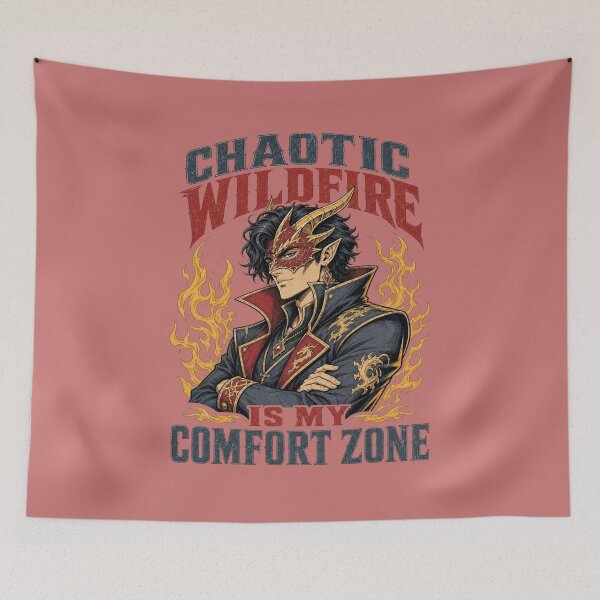 Item preview, Chaotic Wildfire Is My Comfort Zone Sorcerer Tabletop RPG designed and sold by Dice_Goblin_Studio.