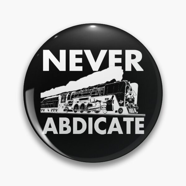 Item preview, Road to the Future & Never Abdicate designed and sold by Jake's Retro Rails.