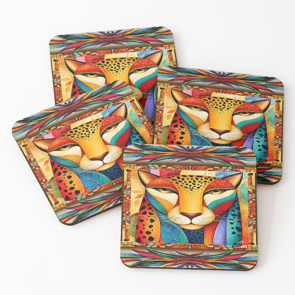 Item preview, A 439 Colorful Leopard Portrait designed and sold by Infopreneur1231.