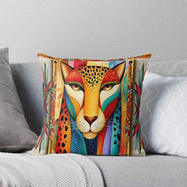 Item preview, A 439 Colorful Leopard Portrait designed and sold by Infopreneur1231.