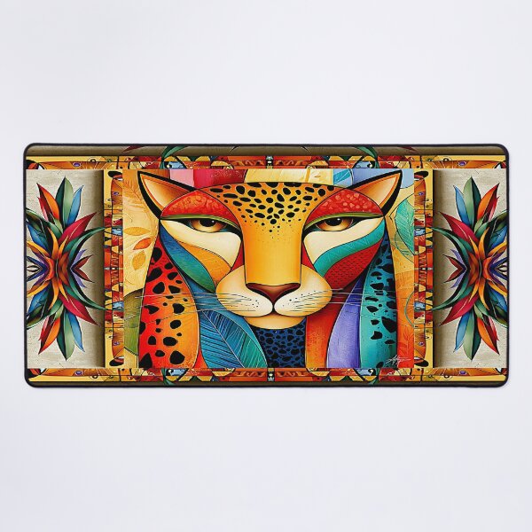 Item preview, A 439 Colorful Leopard Portrait designed and sold by Infopreneur1231.