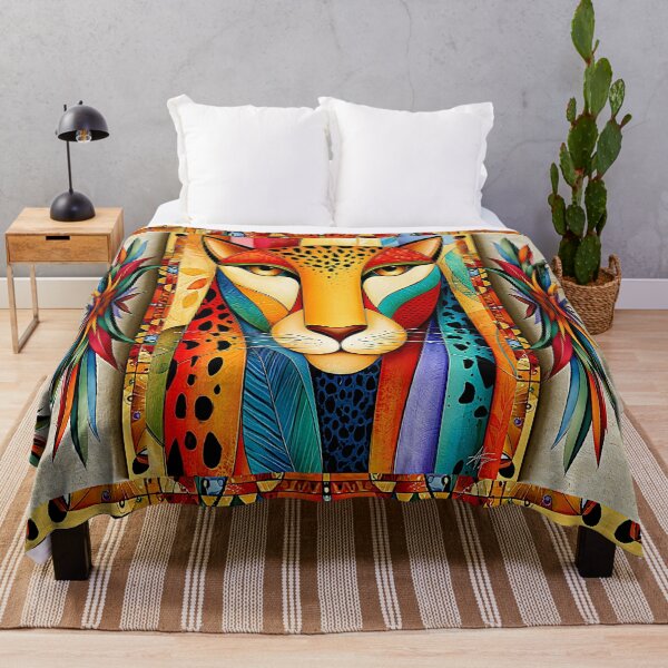 Item preview, A 439 Colorful Leopard Portrait designed and sold by Infopreneur1231.