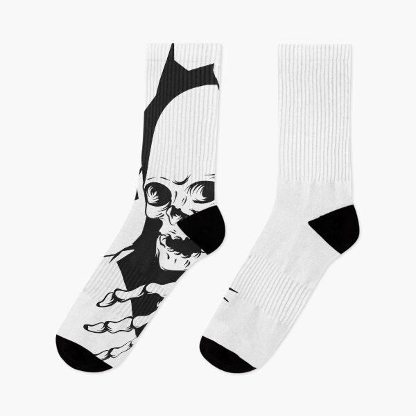 Item preview, Creepy Skull Breaking Through Cracked Wall – Halloween Horror Design designed and sold by H.M. Bright Design.