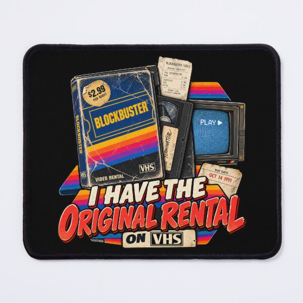 Item preview, I Have the Original Rental – Vintage VHS Nostalgia designed and sold by DopeyRobot.