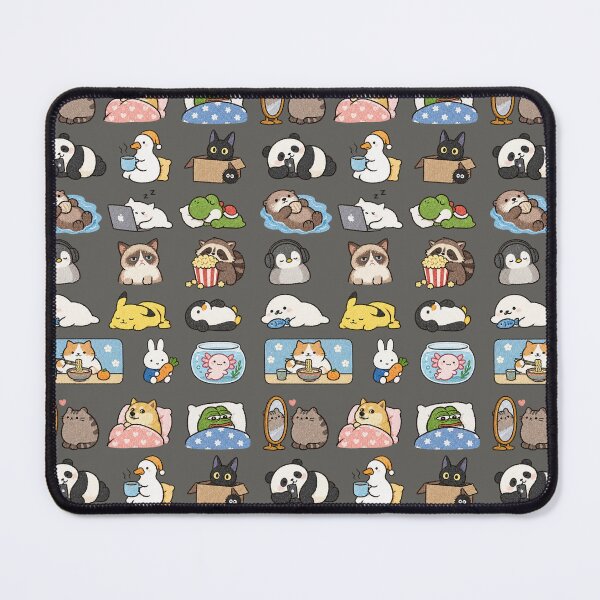 Item preview, Cute Viral Meme Animals – Kawaii Funny Animal Sticker Collage designed and sold by StickerJas.