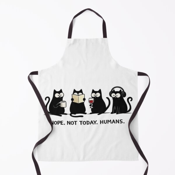 Item preview, Black Cat Squad – Nope Not Today Humans Funny Cat Lover Design designed and sold by anemiche.