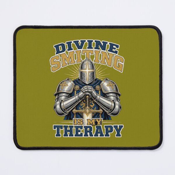 Item preview, Divine Smiting Is My Therapy Paladin Knight Tabletop RPG designed and sold by Dice_Goblin_Studio.