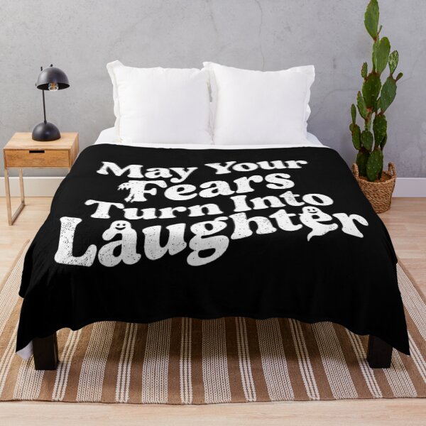 Item preview, May Your Fears Turn Into Laughter, Funny Spooky Halloween designed and sold by CloudyPress.