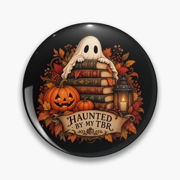 Item preview, Haunted by My TBR – Cozy Autumn Bookish Design designed and sold by Scarlett-Goods.