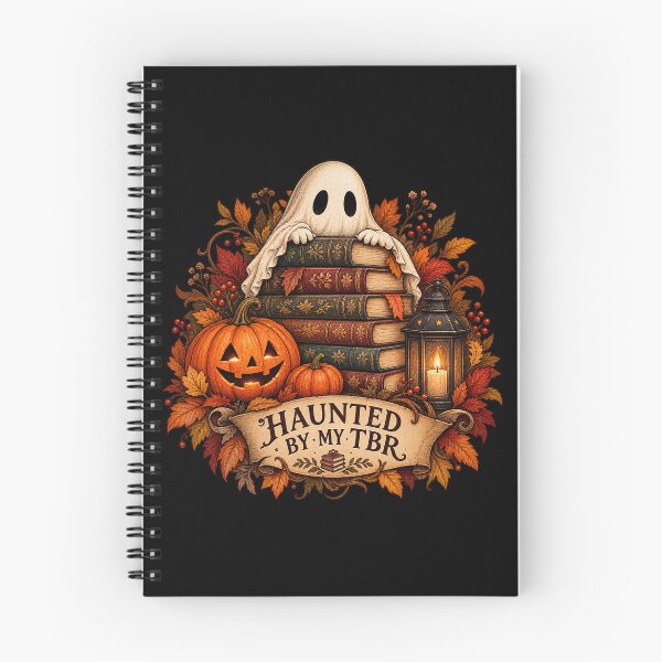 Item preview, Haunted by My TBR – Cozy Autumn Bookish Design designed and sold by Scarlett-Goods.